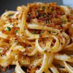 Caramelized Onion Pasta with Chilli Oil