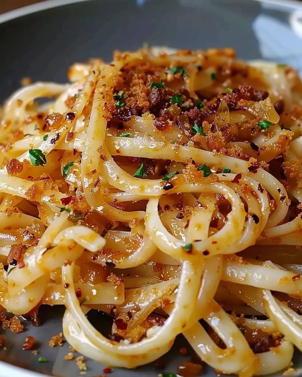 Caramelized Onion Pasta: Indulgent Comfort with Chilli Oil
