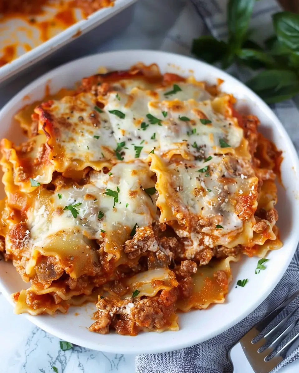 Easy Bow Tie Pasta Lasagna: Indulgent Comfort Food Delight