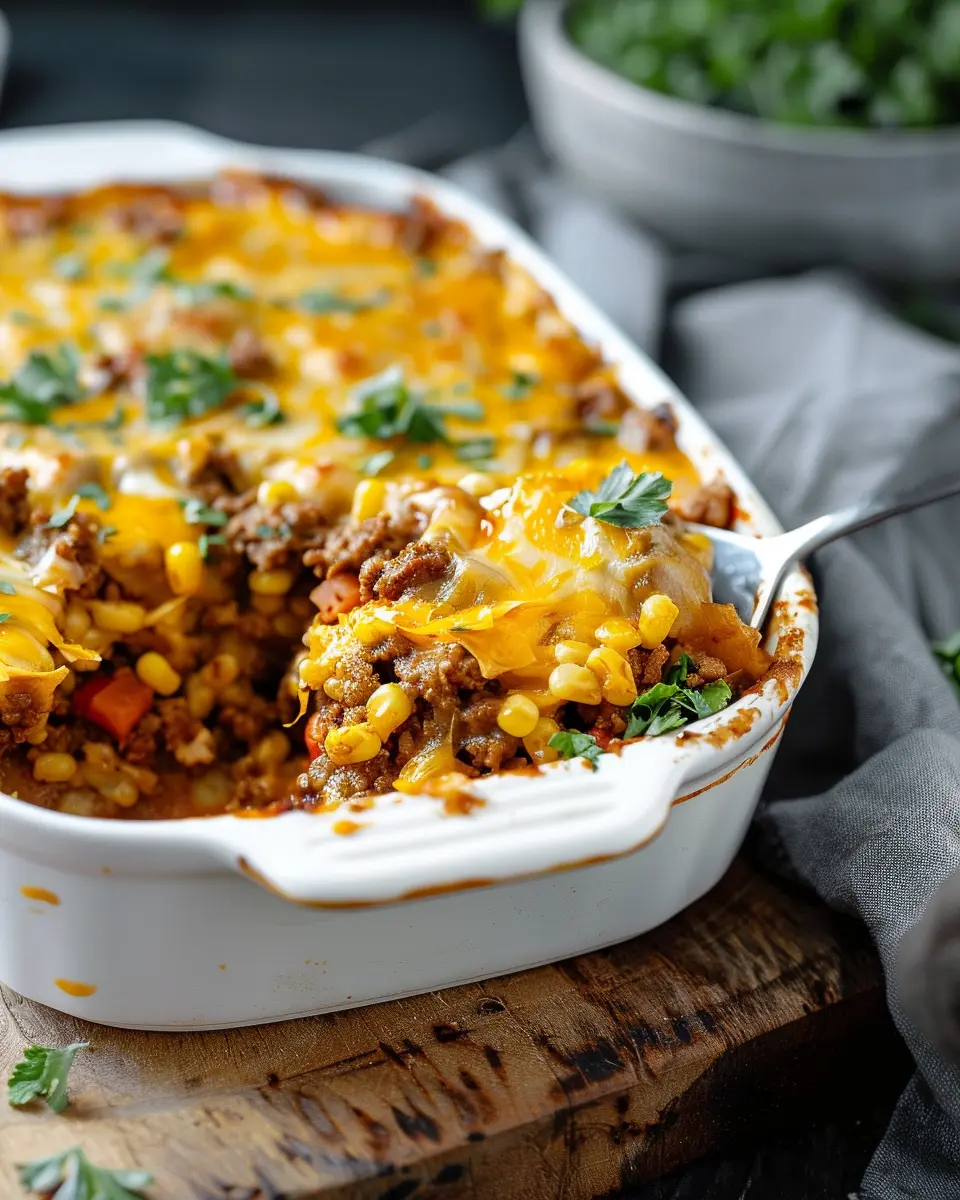 John Wayne Casserole: Easy Comfort Food with Turkey Bacon and Chicken Ham