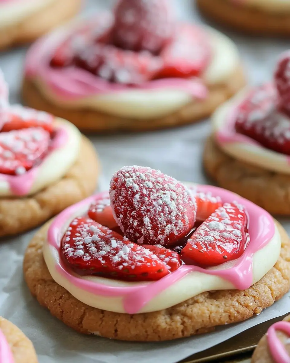 Strawberry Kiss Cookies: Indulgent Treats for Sweet Moments