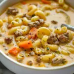 Macaroni Cheeseburger Soup