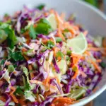 Tri-Color Slaw with Lime Dressing