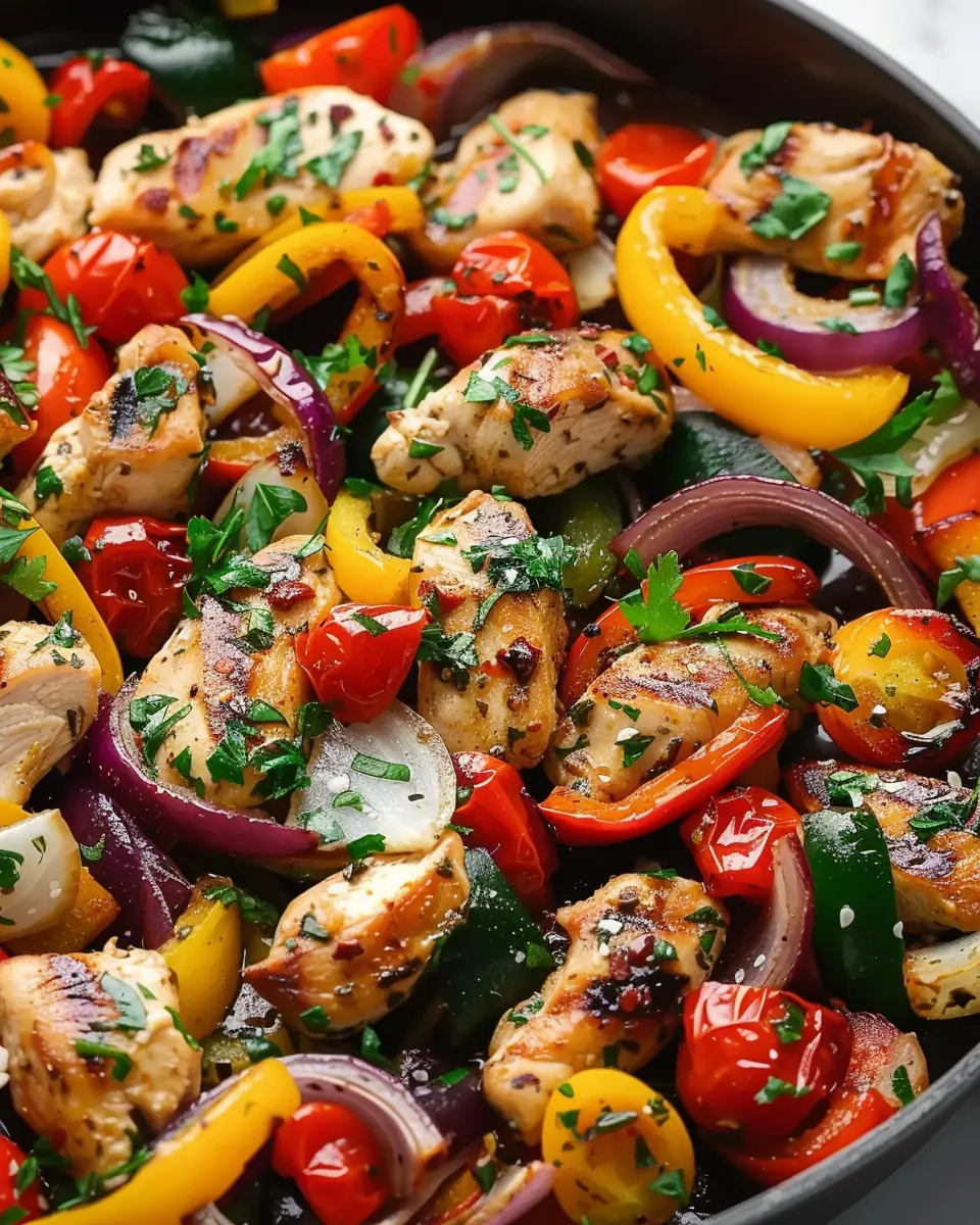 Easy Mediterranean Chicken Stir Fry Recipe for a Flavorful Dinner