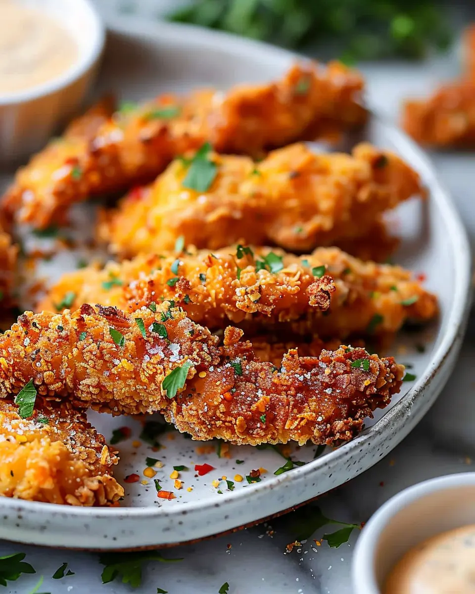 Crispy Oven Baked Chicken Tenders: Easy &amp; Deliciously Healthy Treat