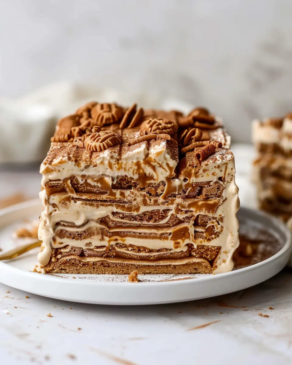 Cookie Butter Icebox Cake: The Indulgent No-Bake Delight