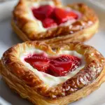 Strawberry Cream Cheese Heart Danishes