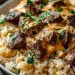 Steak Queso Rice