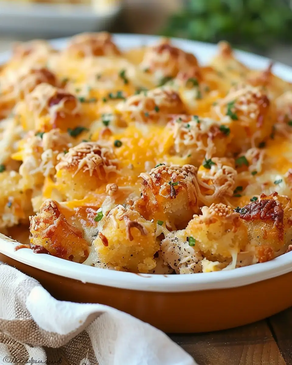 Cracked Out Chicken Tater Tot Casserole: Indulgent Comfort Food Redefined