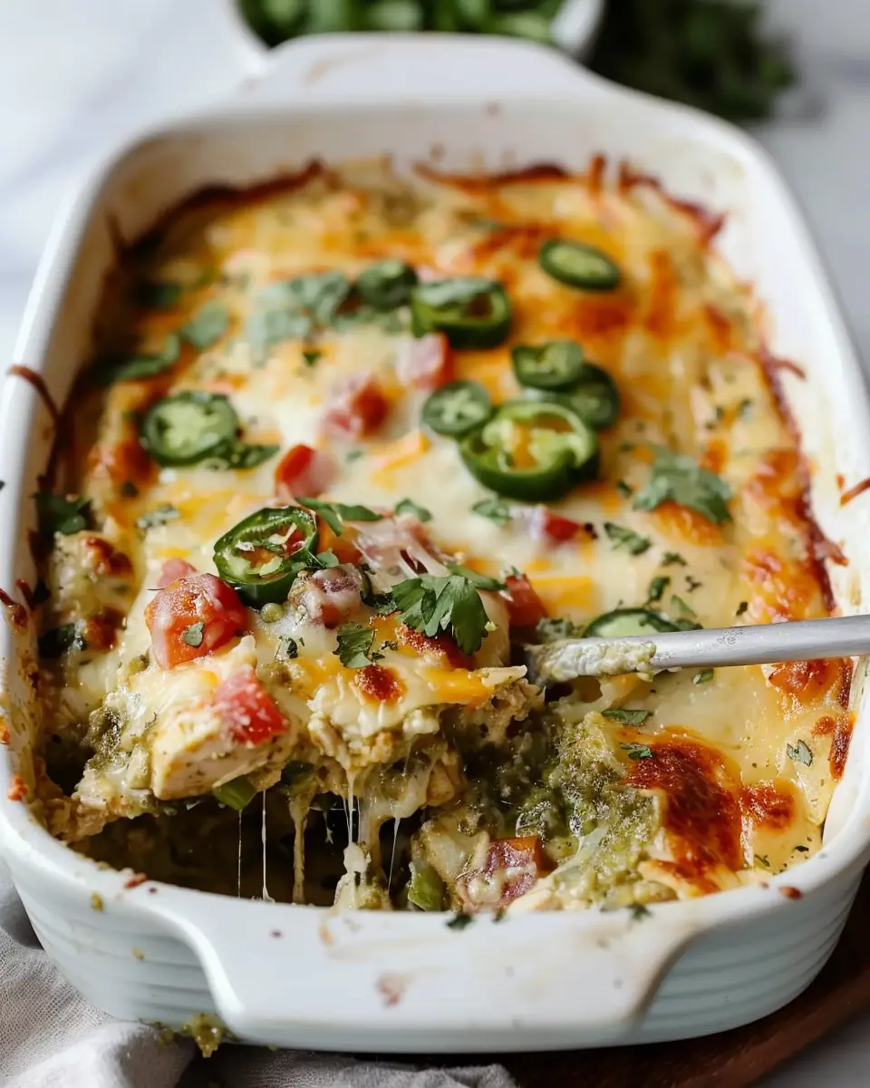 Salsa Verde Chicken Casserole: Easy Comfort Food Delight