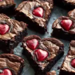 Heart Shaped Brownies