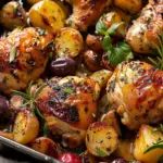 Mediterranean Baked Chicken Dinner