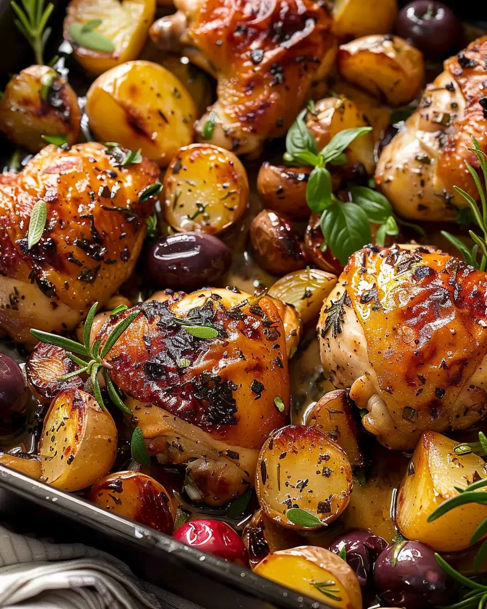 Mediterranean Baked Chicken Dinner: Easy and Flavorful Dish