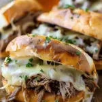 Crockpot French Dip Sandwiches