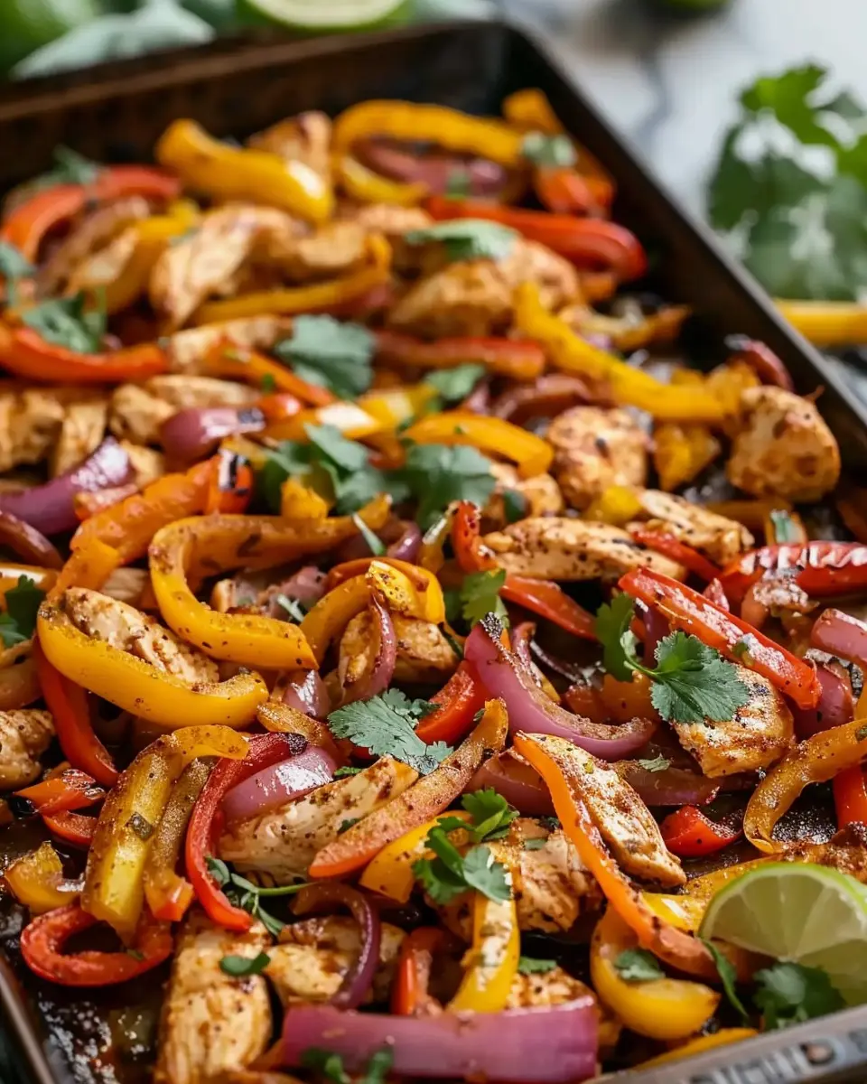 Sheet Pan Chicken Fajitas: Easy, Flavorsome Weeknight Delight