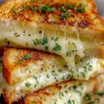Garlic Bread Grilled Cheese