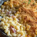 Cheddar and Ham Macaroni Bake