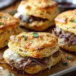 Baked French Dip Biscuits Recipe