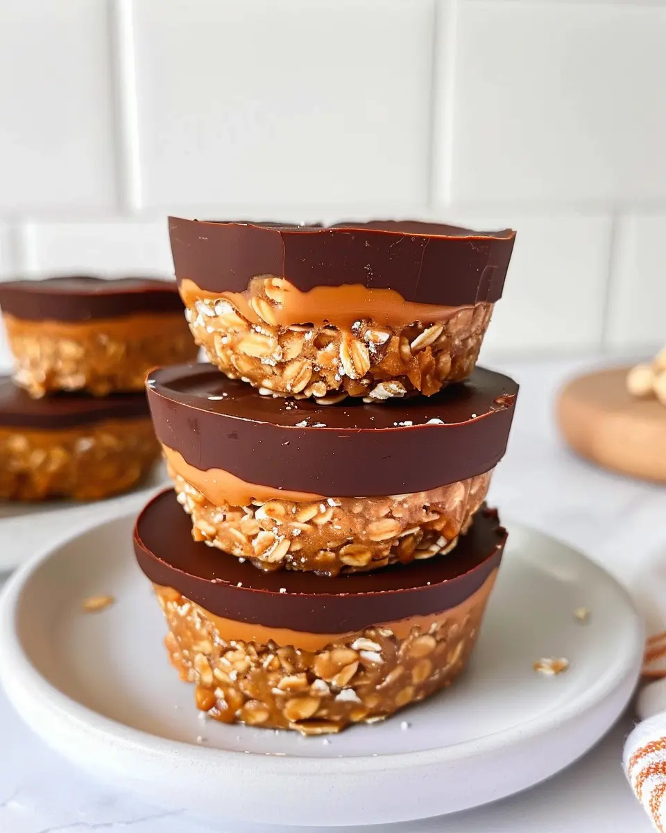 No-Bake Peanut Butter Oat Cups: Easy Indulgence for Sweet Cravings