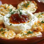 Quick Pepper Jelly Cream Cheese Appetizer Dip and Bites
