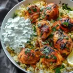 Dump And Bake Chicken Tzatziki Rice