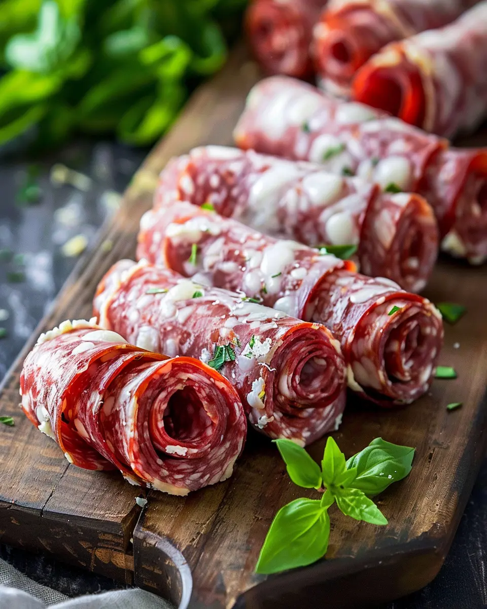 Irresistible Keto Salami Roll-Ups for Easy Snacking Delight
