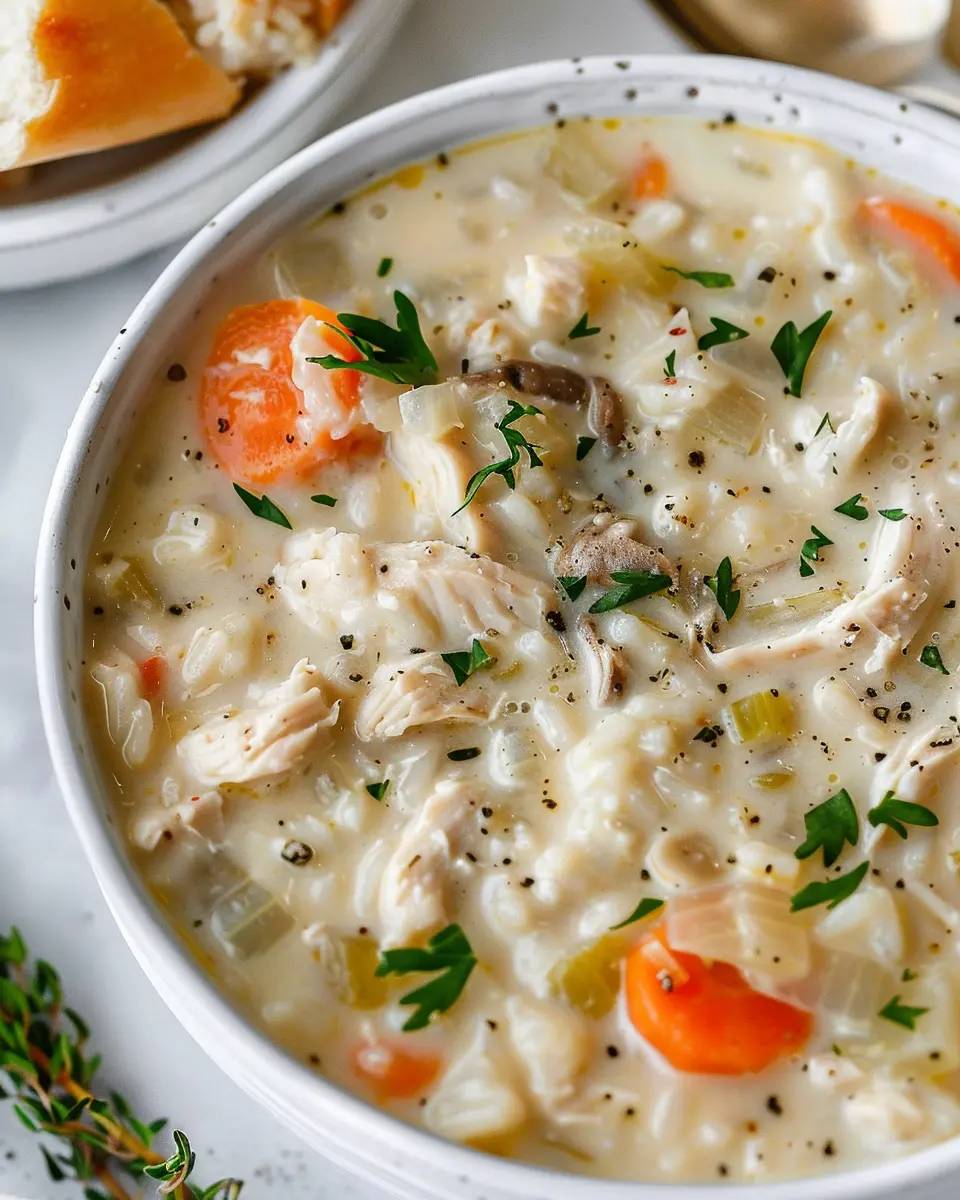 Creamy Chicken and Rice Soup: The Best Cozy Comfort Food Recipe