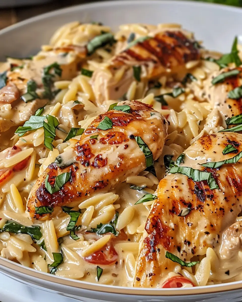 Creamy Tuscan Chicken Orzo: The Best Comfort Food Recipe